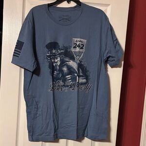NWOT Grunt Style Patriotic Blue T-Shirt size xxl